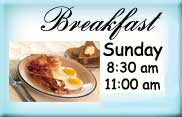Enjoy A Sunday breakfast at the Moose!